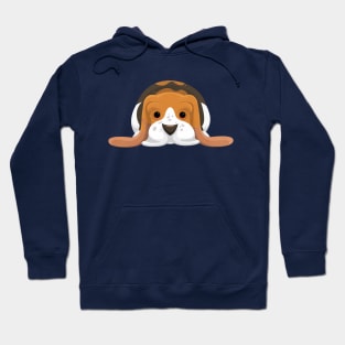 Cartoon Basset Hound Hoodie